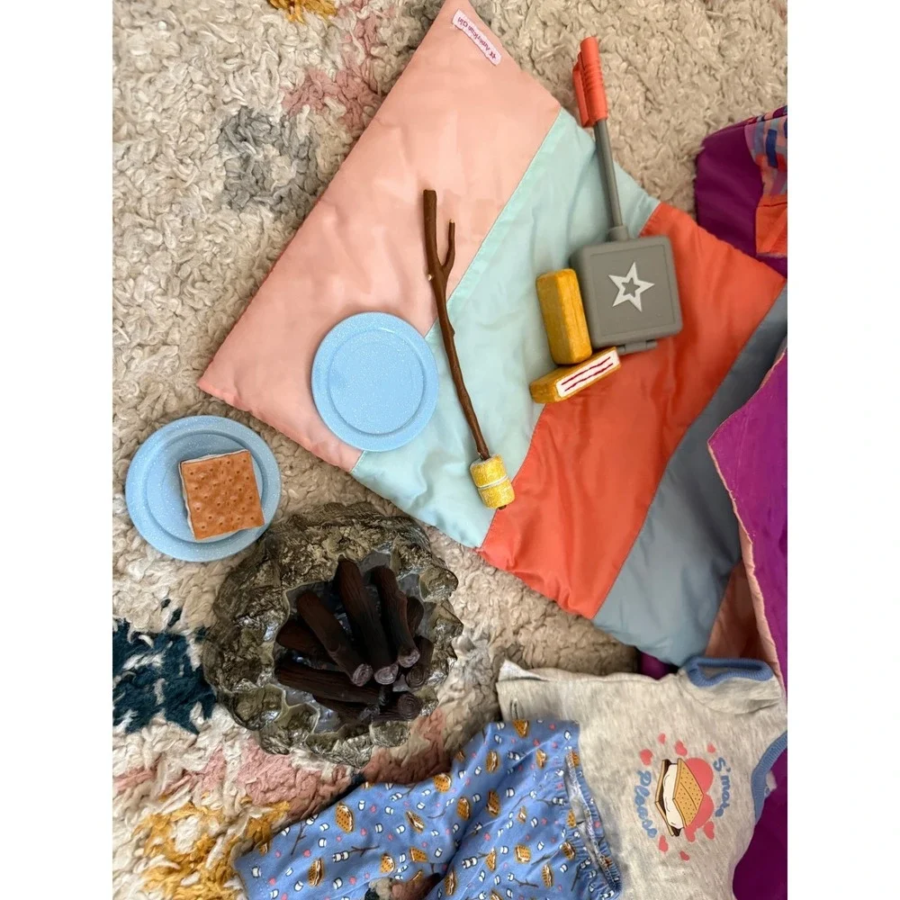 American Girl S'more Fun Camping Set & Pajamas Set